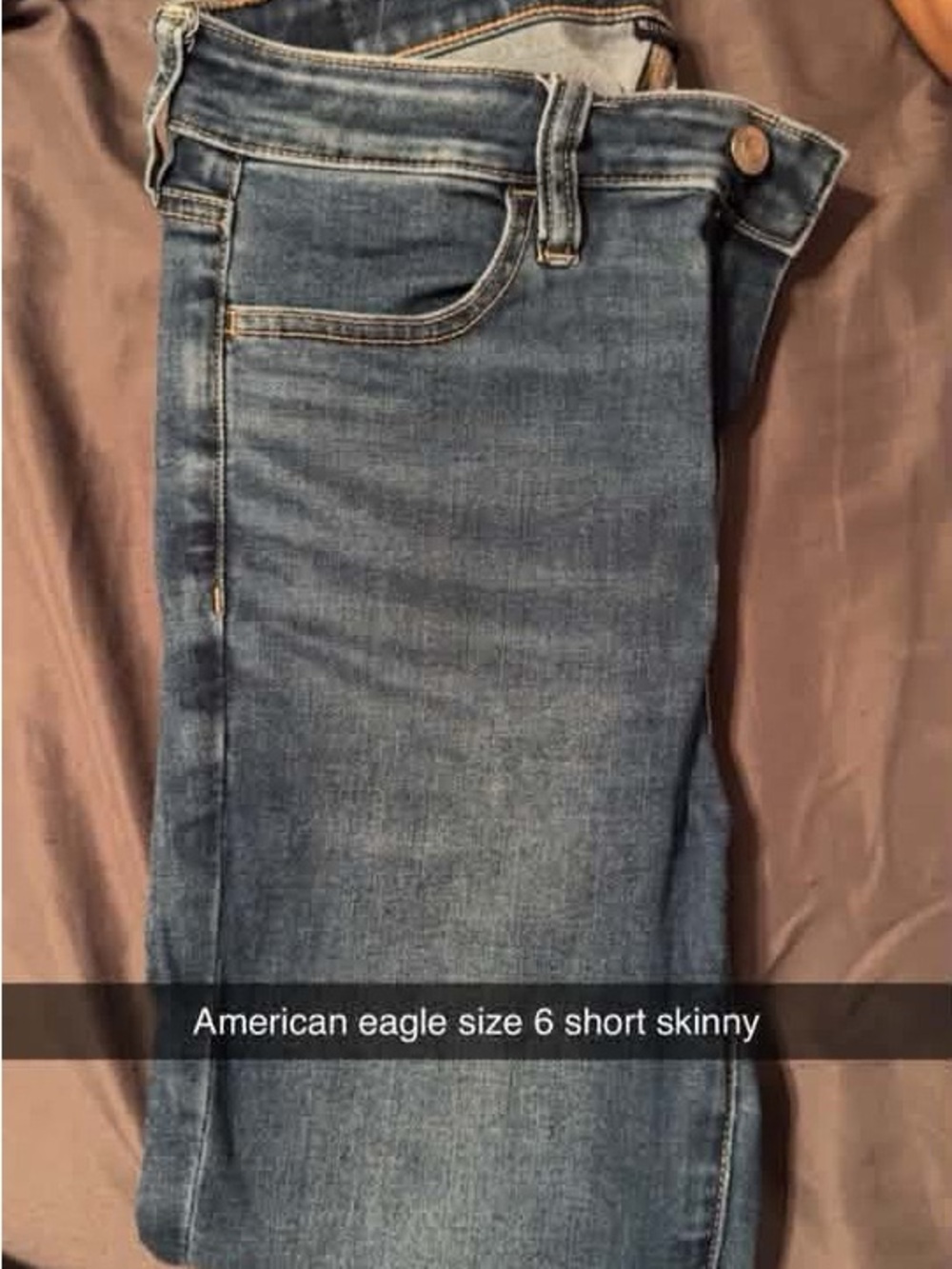 American Eagle Outfitters Women's Blue Skinny Jeans